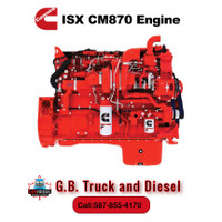 ISX CM 870 rebuilt engine