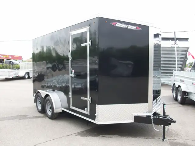 2025 Weberlane CARGO 7' X 14' V-NOSE RAMPE 7' HT VTT MOTO TRACTE in Cargo & Utility Trailers in Laval / North Shore - Image 2