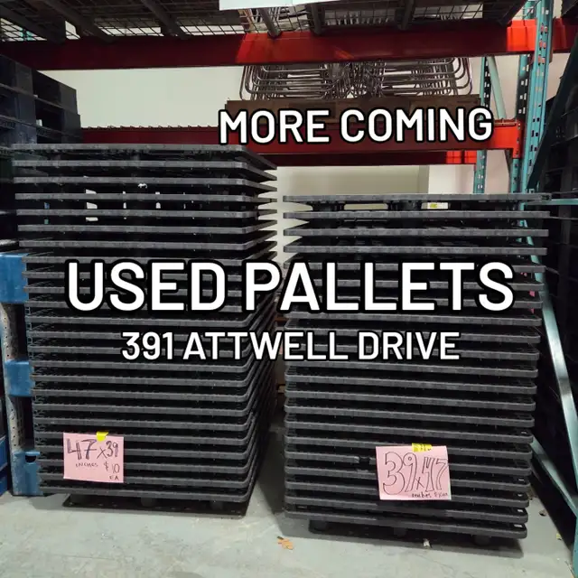 MY GTA PALLET SOURCE has the best DRY used pallet selection HERE in Hobbies & Crafts in Mississauga / Peel Region - Image 11