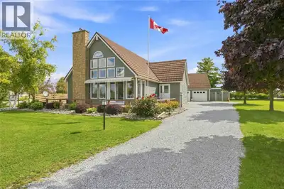 Welcome to this custom chalet-style home with a panaramic St Clair River view offering 3 bedrooms an...