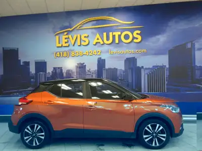 NISSAN KICKS 2018 SV AUTOMATIQUE TOUT ÉQUIPÉ / CRUISE CONTROL / INTÉRIEUR EN TISSU NOIR CHAUFFANT /...