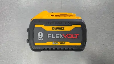 DEWALT 20v/60v FlexVolt 9Ah Battery, View more