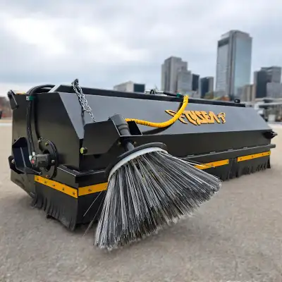 117" Heavy Duty Pickup Brooms for Wheel Loaders Built tough for Canadian conditions. Perfect for con...