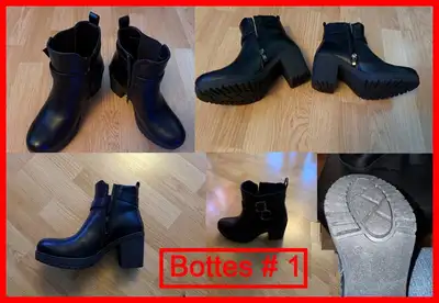 2 paires de bottes de femme toutes les 2 paires grandeur 7, View more