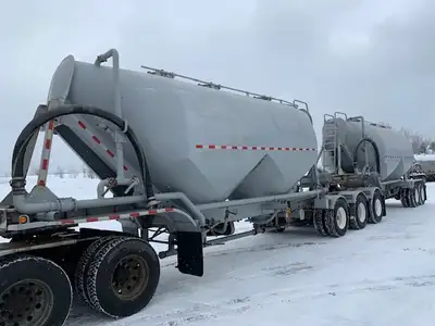 2008 Tramcar aluminum 2,200 cu ft tanker super B trains, air ride, with new safety inspections inclu...