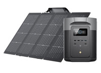 ECOFLOW Delta 2 Max 2kW Solar Generator, 220W Bifacial Panel