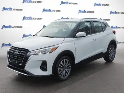WAS: $26879 NOW: $23898 plus taxes and licensing feesDiscover the 2024 Nissan Kicks SV in Aspen Whit...