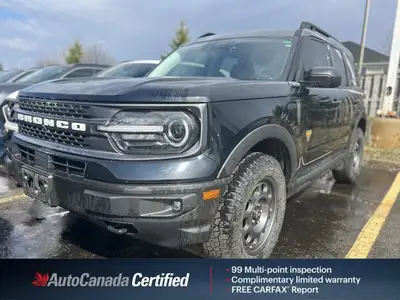 Embark on your next adventure with the rugged yet refined 2023 Ford Bronco Sport Badlands, presented...