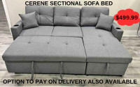 BRAND NEW CERENE STORAGE SOFA BED(OPTION TO PAY ON DELIVERY) Mississauga / Peel Region Toronto (GTA) Preview