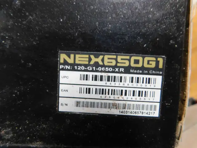NEW EVGA NEX650G COMPUTER CABLES FOR SALE.