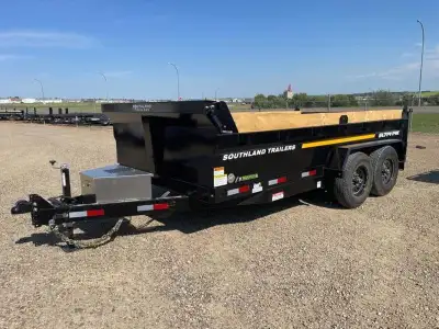 7x14 w/8k axles. Champion 9 ton scissor Hoist, 12k side-wind bolted jack, aluminum tool box, 110V ba...