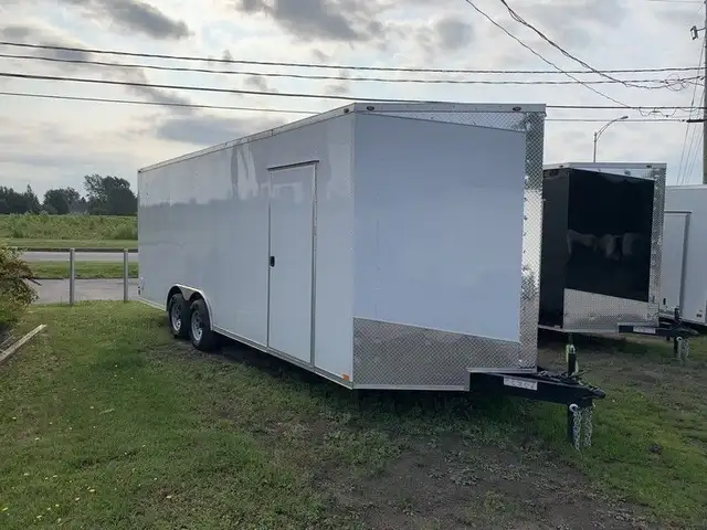 *EN INVENTAIRE* HYPER-HD 8.5X20 VNOSE 7.3 DE HAUT 2 X 5200LIVRES in Cargo & Utility Trailers in City of Montréal - Image 3