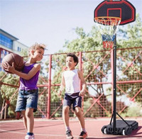 COSTWAY SP37742 Adjustable Kids Basketball Hoop Stand w/ Durable