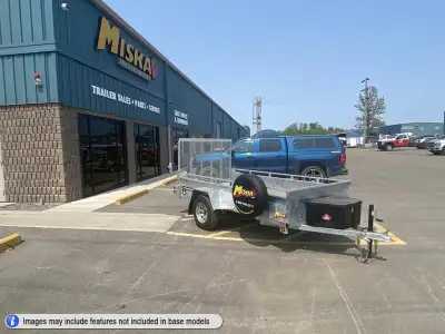 Miska Galvanized 5'x10' Utility Trailer - Made in Canada Ready to Roll, starting at just $3,810.00 P...