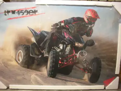 Honda TRX 450 ER hard mounted poster never out of wrapper great for man cave garage etc measures 36...
