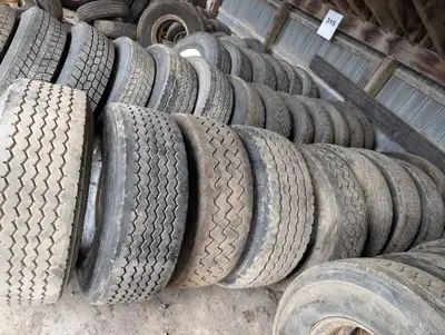 Selection of 385/65R 22.5 Tires, Mixture of Rim Styles $200 each Check out our Website for more Part...