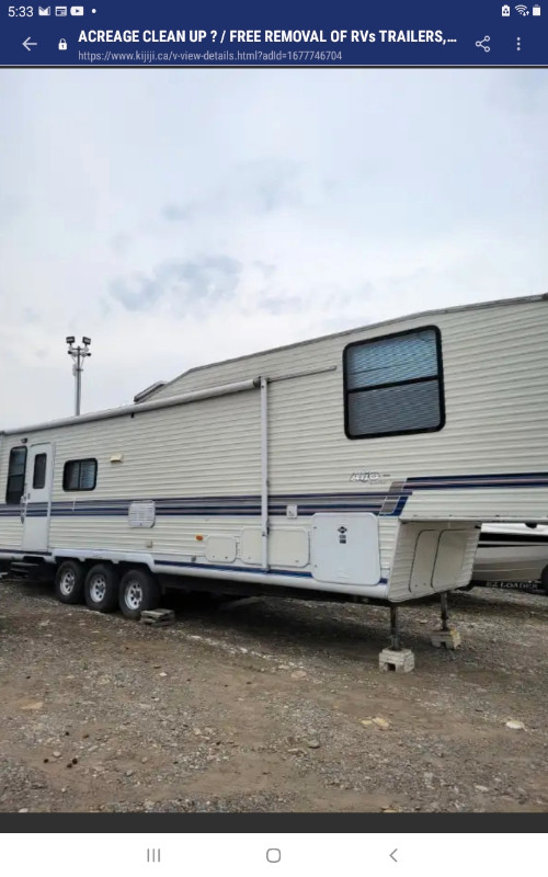 FREE REMOVAL:  MOBILE HOMES,  ATCO TRAILERS,  RVS,  MOTORHOMES ! in Houses for Sale in Red Deer - Image 3