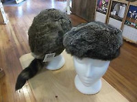 Raccoon Hat With Tail