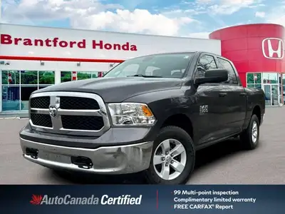 Command the road with this 2022 Ram 1500 Classic SLT Crew Cab, boasting a powerful 3.6L Pentastar VV...
