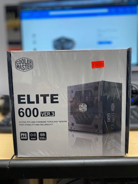 Cooler Master Elite V3 600W Power Supply in Other in City of Toronto