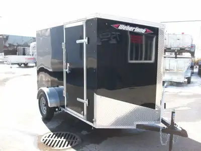 Remorque neuve 6' x 10' v-nose 1 essieux 3500lb. 6' de haut interieur plywood 3/4 plancher 3/8 au mu...