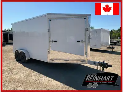 2026 XCel Trailers 7x14 Plus V-Nose HD Aluminum Snowmobile Trailer 7000LB GVWR, 2 3500LB Spring Drop...