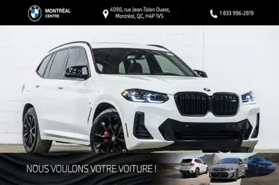 *English below* *Français:* Ce X3 M40i xDrive de 25670 km, provenant d'un seul propriétaire ayant ef...
