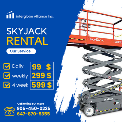 Skyjack SJIII 3219 Platform Height: 19 ft (5.79 m) Working Height: 25 ft (7.62 m) Load Capacity: 550...