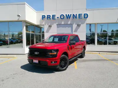 Discover power and style with the 2025 Ford F-150 XLT in striking Red, now available at Brock Ford....