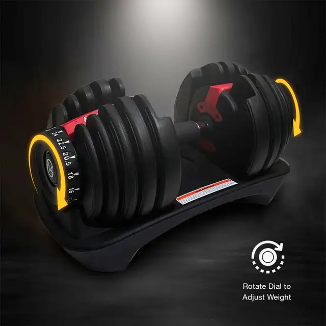 MotionGrey Adjustable Dumbbells - New · Free Shipping in Exercise Equipment in Ottawa - Image 5