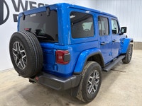 2025 Jeep Wrangler Sahara SAHARA 4X4 | DEALER DEMO | HEATED LEATHER SEATS | Hydro Blue Pearl Coat Pe... (image 6)