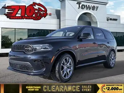 This Dodge Durango delivers a Intercooled Supercharger Premium Unleaded V-8 6.2 L/376 engine powerin...
