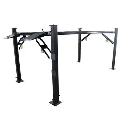 Easy Finance: Brand New Four Post Hoist Parking Lift 9000lbs 3 oil plastic tray included Free instal...