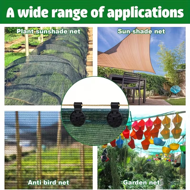 100pcs Heavy Duty Shade Cloth Lock Grip Clips - Reusable Black P in Other in Mississauga / Peel Region - Image 2