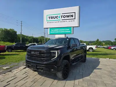 2022 GMC Sierra 1500 Elevation Crew Cab 4x4 with the 2.7L Turbo engine and a bold aftermarket upgrad...