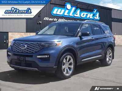 Check out this certified 2020 Ford Explorer Platinum 4WD | Leather | Pano Roof | Navi | Heated + Ven...