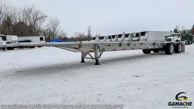 Trailer / Remorque - # STOCK: R-37298 2022 ALUTREC 48' ALUMINIUM FLAT BED , Brakes / Freins: AIR LES...