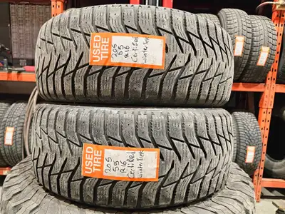 A pair of good used P205/55R16 Certified Wintertrek install and balance $200 Loose purchase $80 each...