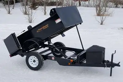 2024 utility Rainbow Dump Trailer 5' X 8' 1 - 3500 lb. axles Double-acting hyd power pack 12 ga floo...