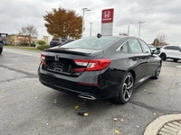 Sporting the performance-oriented 2021 Honda Accord Sedan Sport 2.0 in captivating Crystal Black Pea... (image 4)