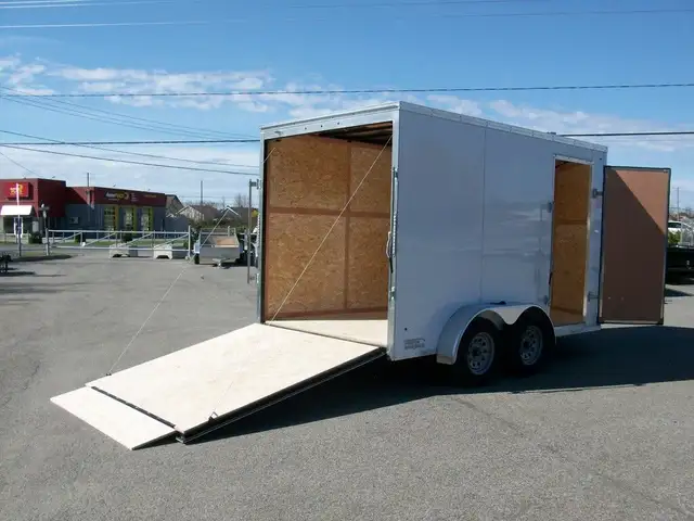2025 Weberlane CARGO 7' X 12' V-NOSE 7'HT RAMPE VTT MOTO TRACTEU in Cargo & Utility Trailers in Laval / North Shore - Image 14