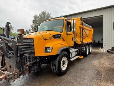 2013 Freightliner Tandem Tandem Dump Truck, 13 Speed Manual, 9 L Cummins, 350 HP, 20,000 lb. Front A...