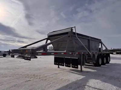 450 Hardox Bottom Gates 24.5 on Steel Rims Drop Down Landing Gear 31 Mesh 104×12 Hoop V-Belt 50 Gall...