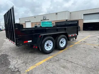 76"× 10' $7499 76" x12' $7999 Tandem Drop 3500 lb. (1590 kg.) Electric, one axle, (2nd optional) Dou...