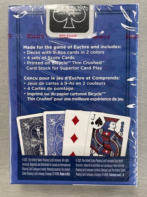 Bicycle Euchre 2 Playing Card Decks in 1 - BRAND NEW in Other in Oakville / Halton Region - Image 2