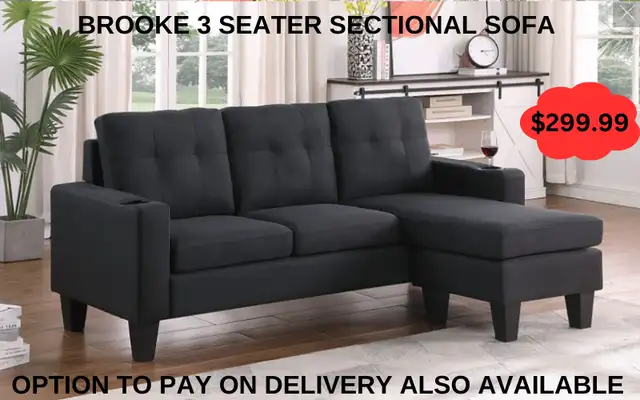 BRAND NEW CLAIRE 4 SEATER SECTIONAL(OPTION TO PAY ON DELIVERY)62863735154818121