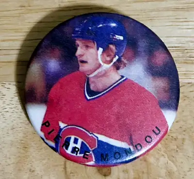 #6 Pierre Mondou Montreal Canadiens Collectors 2.25” Pinback, View more