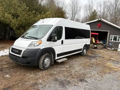 2020 Dodge ProMaster 2500 with BraunAbility hydraulic chair lift, modular floor with tracking and se...