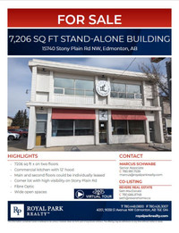 7,206 SQ FT STAND-ALONE BUILDING FOR SALE