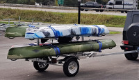 Canoe and kayak trailers, multiple configurations available